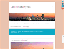 Tablet Screenshot of negociosenturquia.com